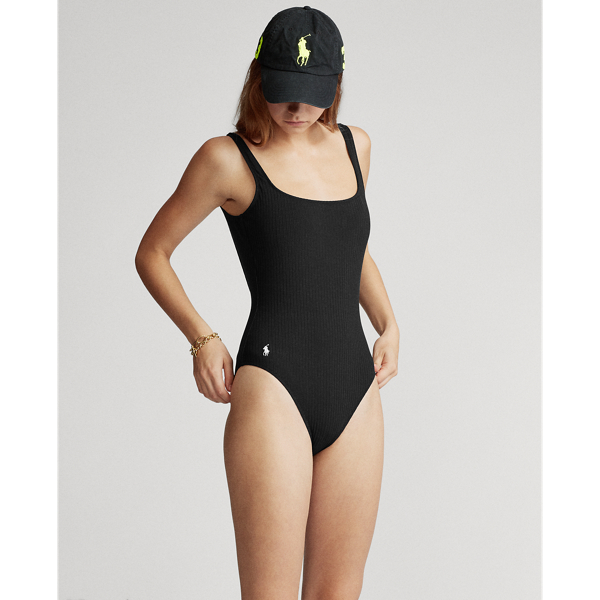 ralph lauren black bathing suit