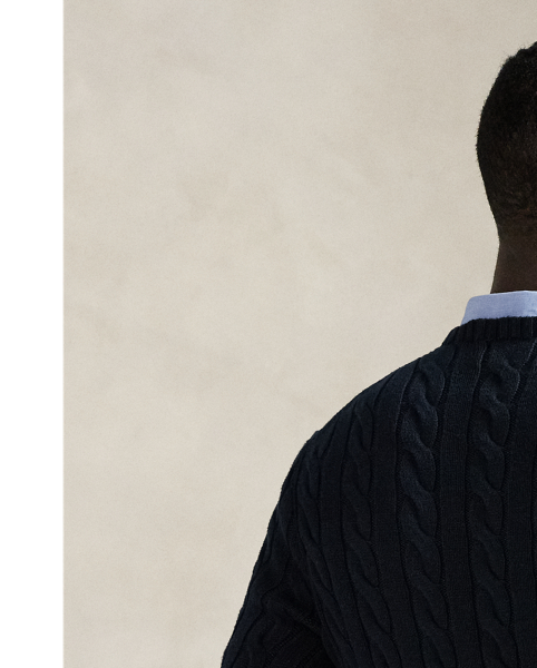 This cotton jumper combines two of Polo's most iconic design elements: a textural cable-knit motif and our signature embroidered Pony.