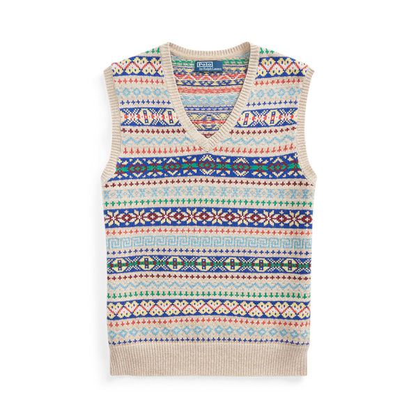 ralph lauren fair isle sweater vest