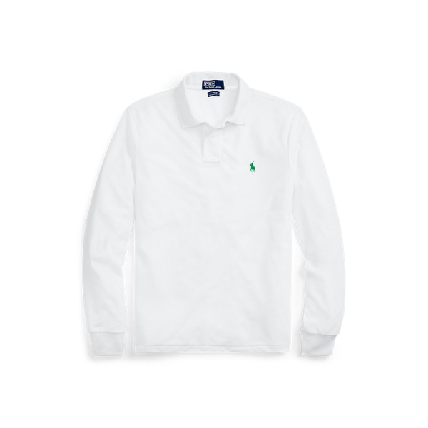 white bottom down polo