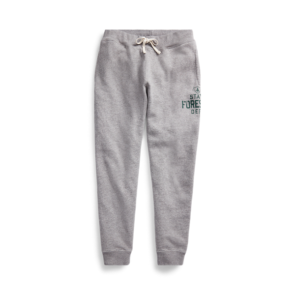 sweatpants and polo