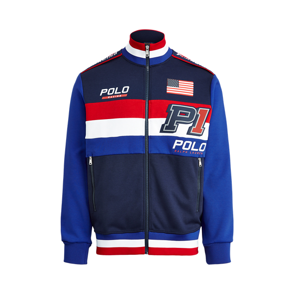 fila natalie funnel neck navy windbreaker