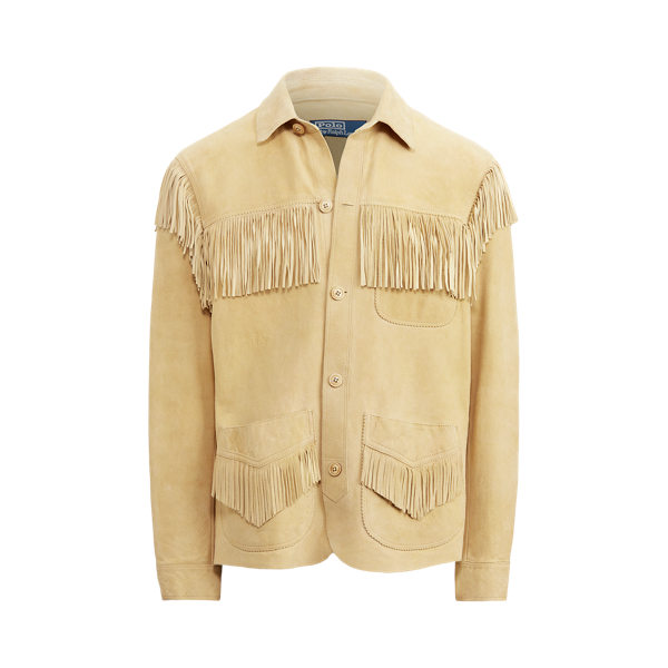ralph lauren fringe coat