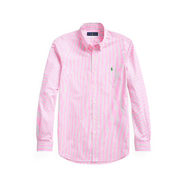Slim Fit Striped Poplin Shirt