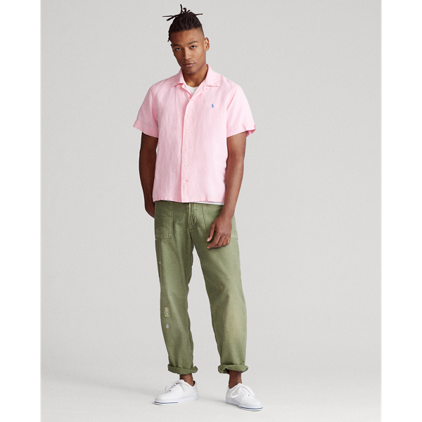 Polo Ralph Lauren Custom Fit Linen-Blend Shirt 3