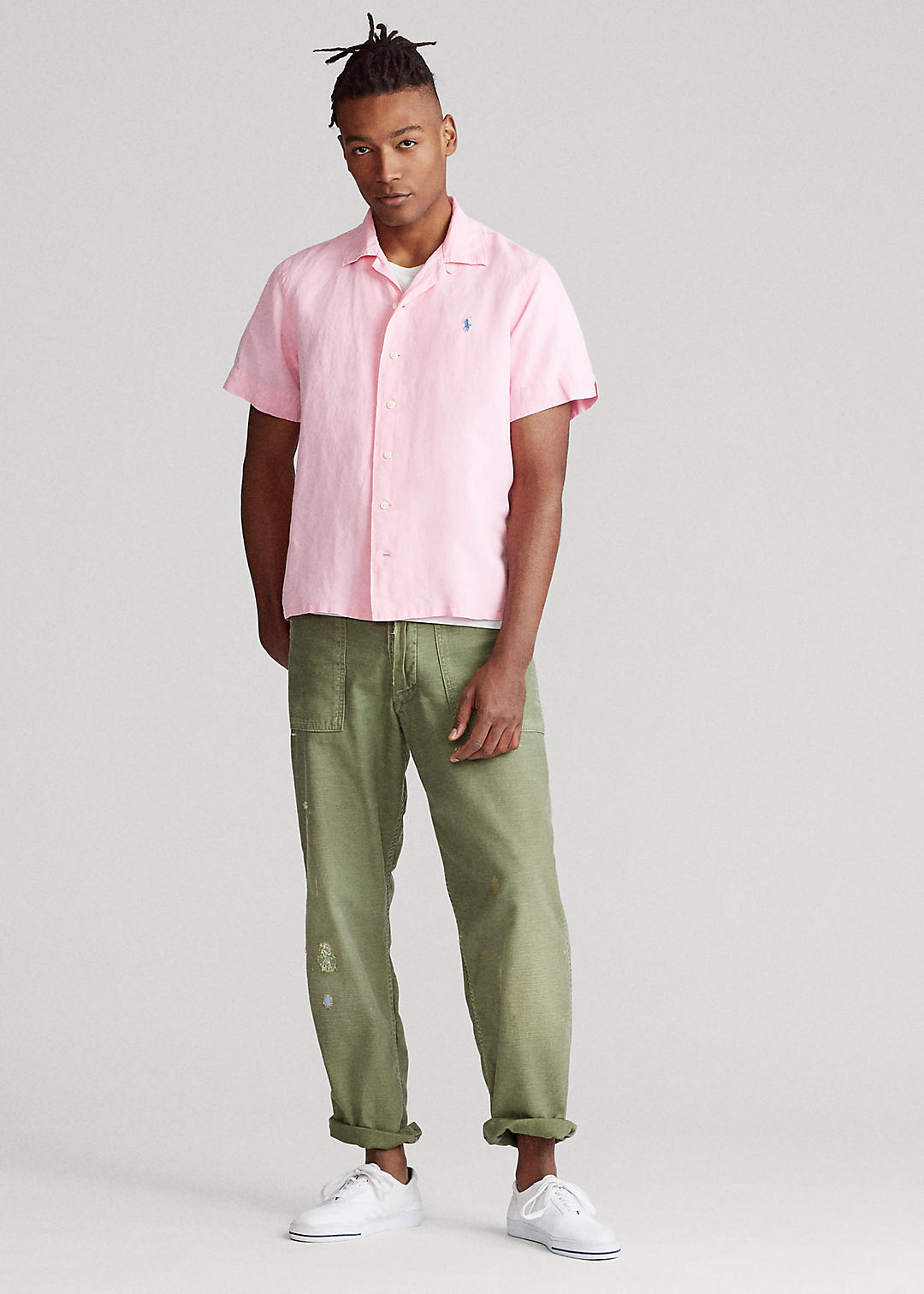 Polo Ralph Lauren Custom Fit Linen-Blend Shirt 3