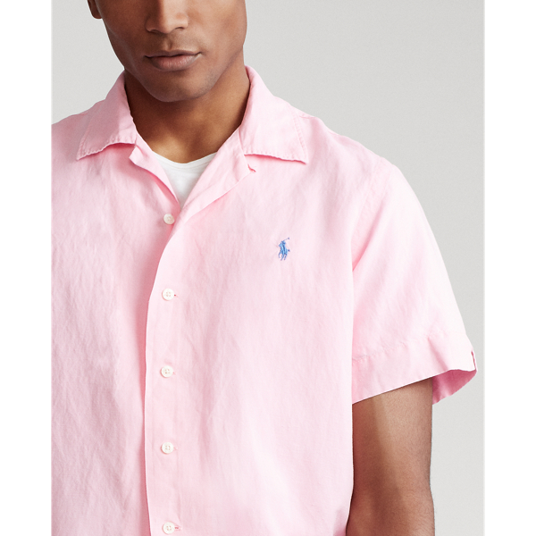 Polo Ralph Lauren Custom Fit Linen-Blend Shirt 6
