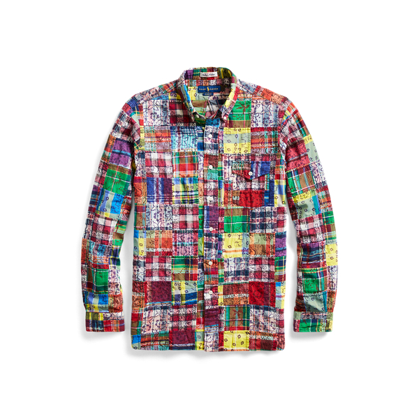 classic fit madras shirt