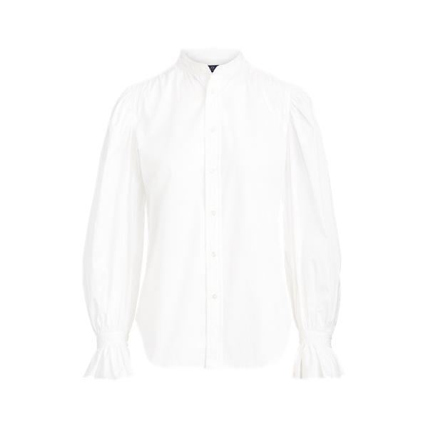 Polo Ralph Lauren Ruffle-Cuff Cotton Shirt 1