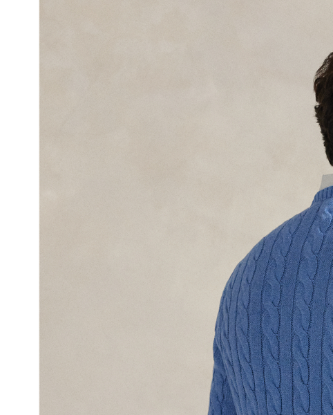 This cotton jumper combines two of Polo's most iconic design elements: a textural cable-knit motif and our signature embroidered Pony.