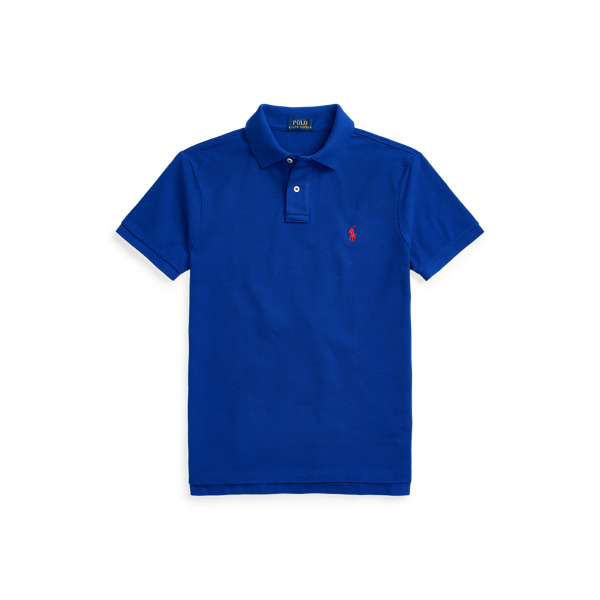 Polo cintré en coton piqué