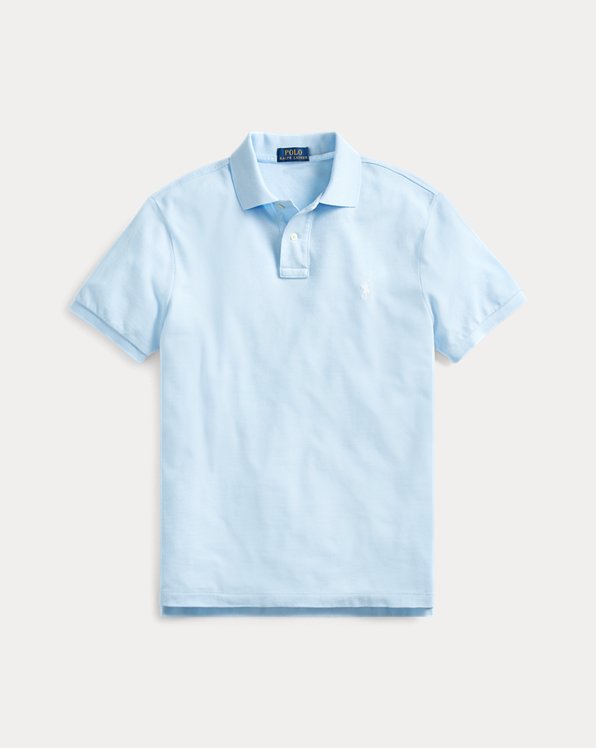 Polo-shirt met mesh, slim fit