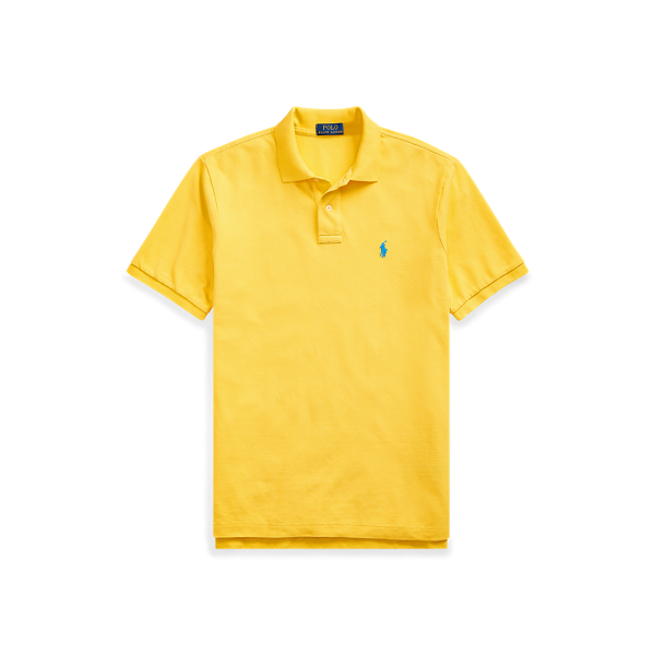 Polo cintré en coton piqué