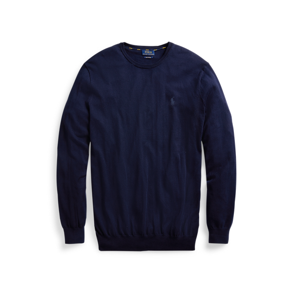 Pull col rond en coton