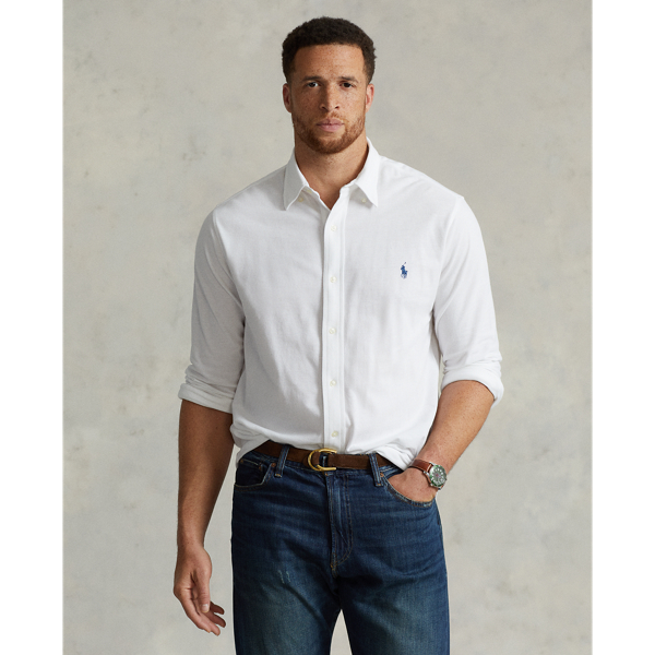 This Big & Tall version of our signature button-down is cut from an ultra-thin layer of our most lightweight cotton mesh, making it the perfect shirt for transitional days or when you want a comfortable layer underneath jumpers or jackets.