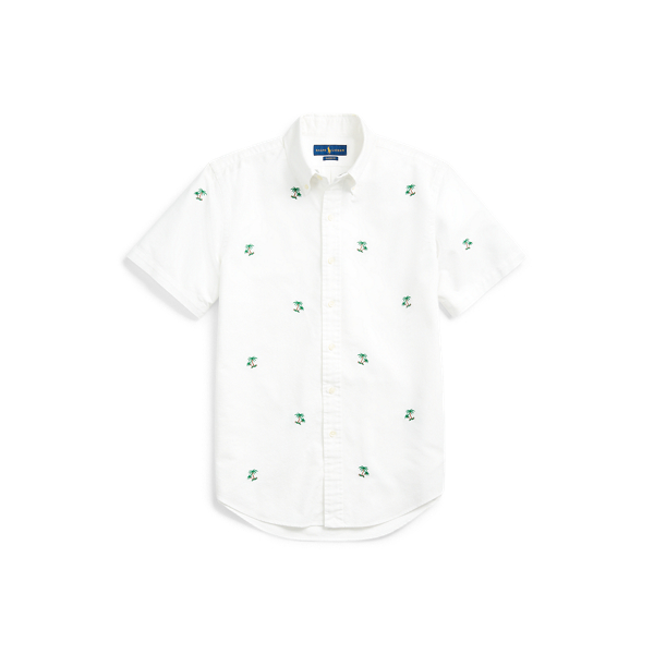 Big & Tall Palm Tree Oxford Shirt 1