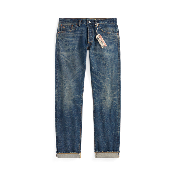 Low Straight Fit Selvedge Jean for Men | Ralph Lauren® UK