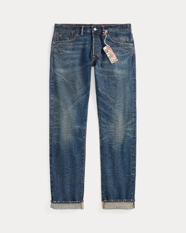 Low Straight Fit Selvedge Jean