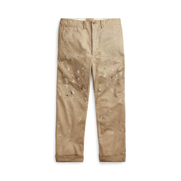 Paint-Splatter Chino Pant