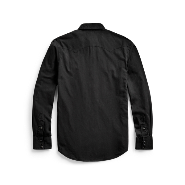 RRL Slim fit western-overhemd van keperstof 2