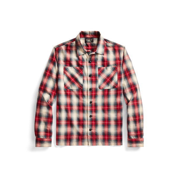 Men's Plaid Twill Camp Shirt | Ralph Lauren