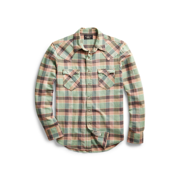 ralph lauren rrl flannel jacket