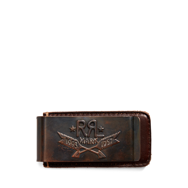 Tooled-Leather Money Clip