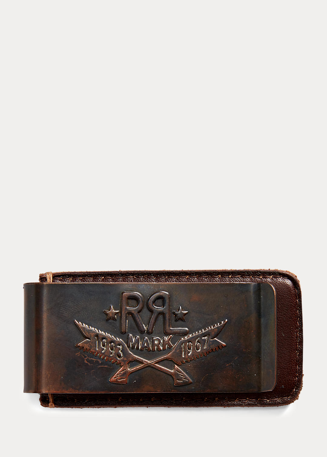 RRL Tooled-Leather Money Clip 1