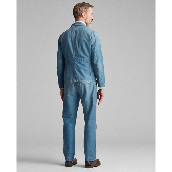 DOUBLE RL INDIGO MOLESKIN CHORE JACKET