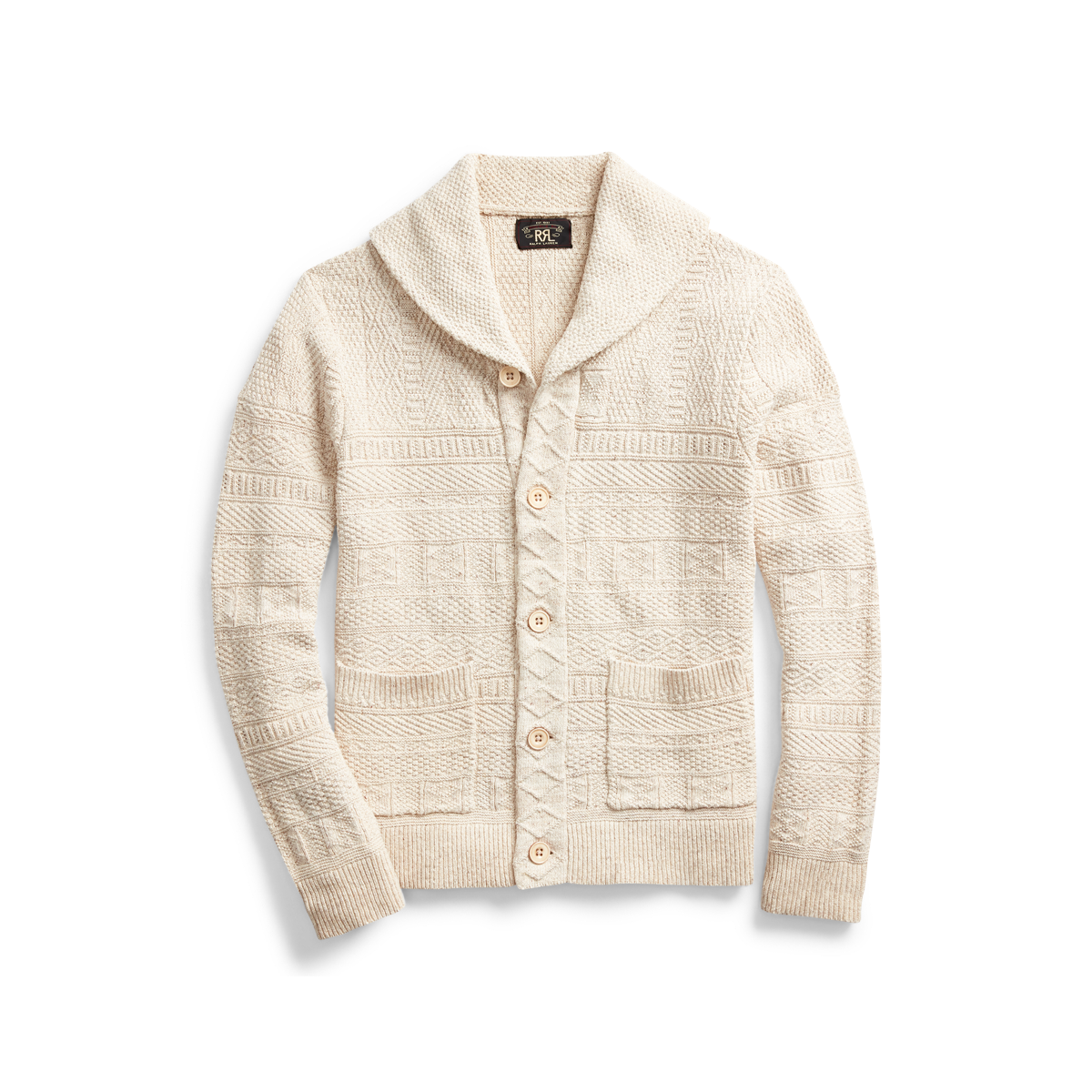 RRL cotton silk cardigan | www.sunrise-study.com