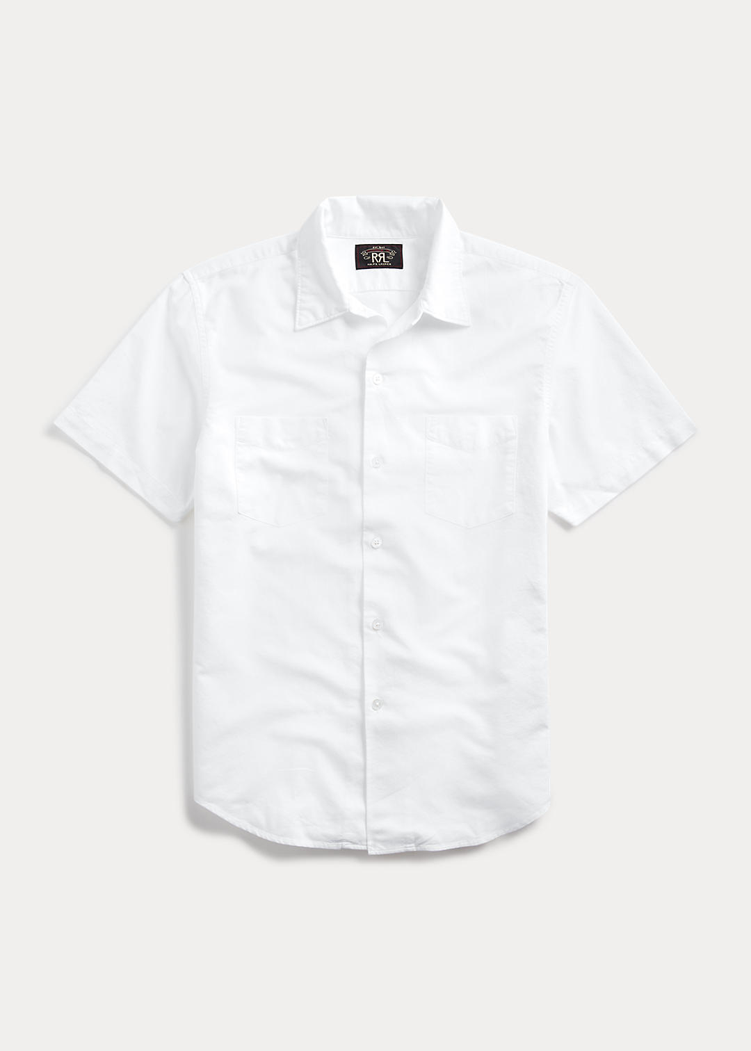 RRL Oxford-overhemd met korte mouwen 1