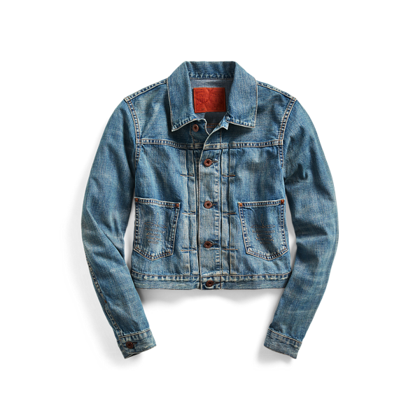 Veste courte en denim