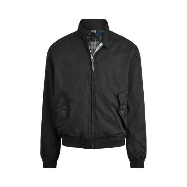 Veste en sergé à col cheminée