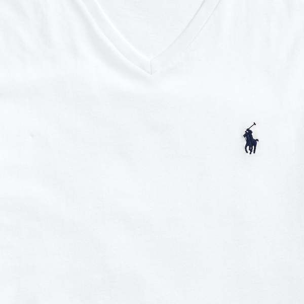 Polo Ralph Lauren Custom slim fit jersey T-shirt met V-hals 7