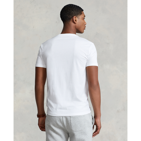 Polo Ralph Lauren Custom slim fit jersey T-shirt met V-hals 5