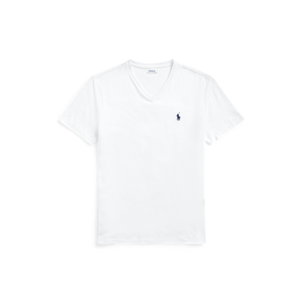 Polo Ralph Lauren Custom slim fit jersey T-shirt met V-hals 2