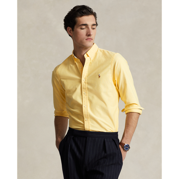 Men's Yellow Casual Shirts & Button Down Shirts | Ralph Lauren