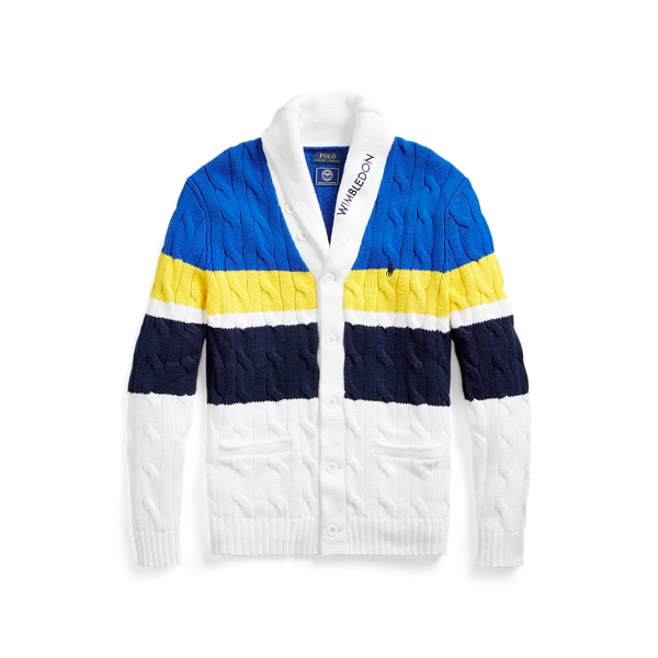 Wimbledon Cable-Knit Cardigan