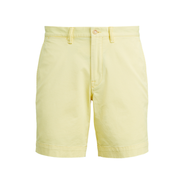 Calções de sarja elástica Straight Fit