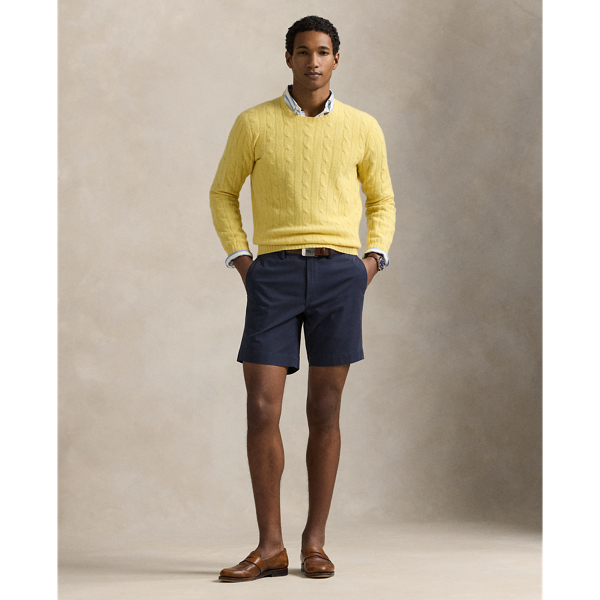 Extra stretch makes these chino shorts even more comfortable to wear.