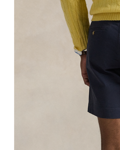 Extra stretch makes these chino shorts even more comfortable to wear.