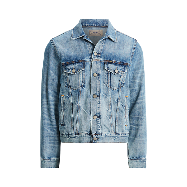 Veste en denim délavée