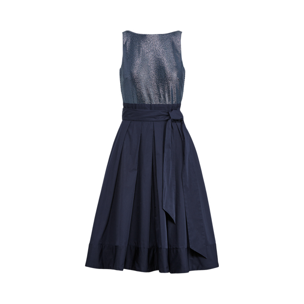Robe sans manches en taffetas pour Women | Ralph Lauren® FR