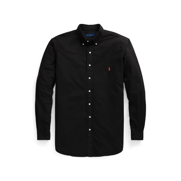Chemise Oxford teinte en pièce