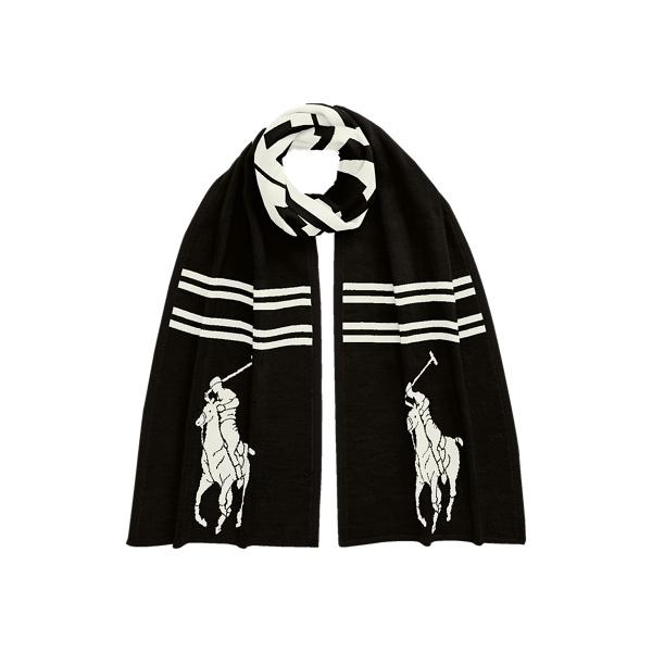 Écharpe en tricot de laine personnalisée