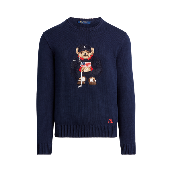 Pull de golf Polo Bear en coton mélangé