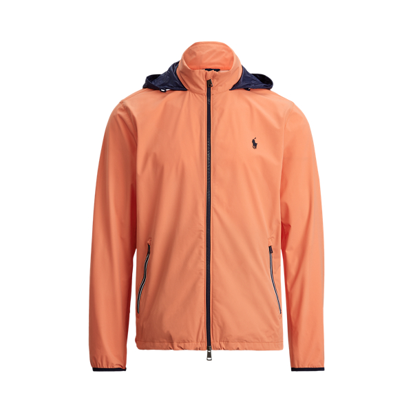 polo packable hooded jacket