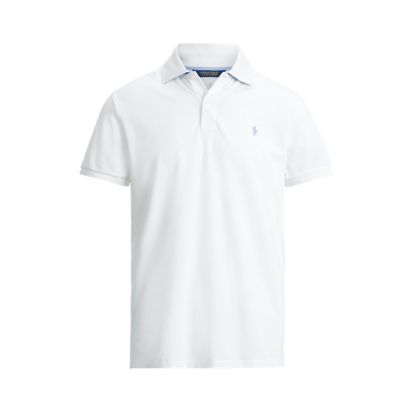 custom slim performance polo