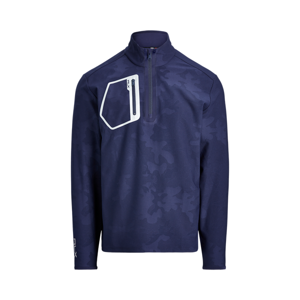 Pull demi-zippé stretch