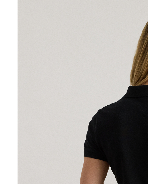 Synonymous with Lauren  Ralph Lauren Lauren style, this version of the Polo shirt, which is crafted with piqué cotton with a hint of stretch, is elevated by an embroidered "LRL" monogram for a signature Lauren  Ralph Lauren Lauren finish.